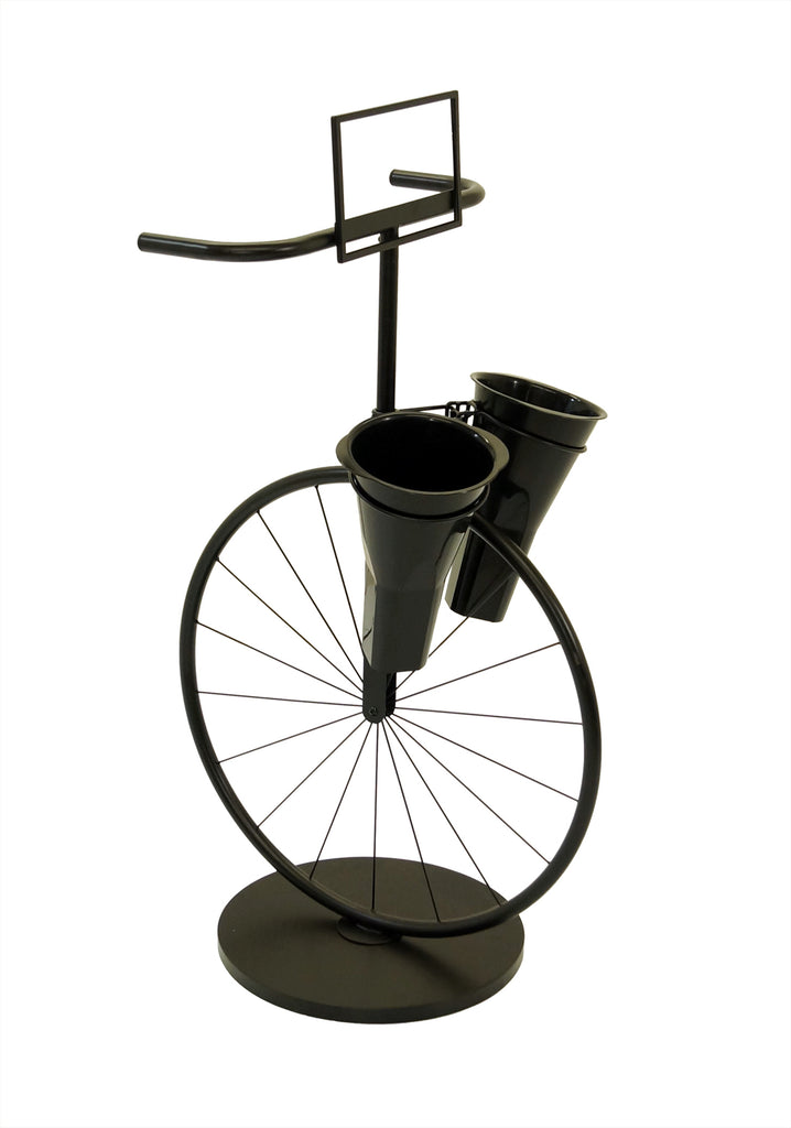 Bicycle Stand with 2 Floral Vases
