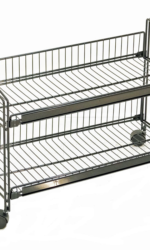 2-Tier Wire Knee Knocker Floor Display