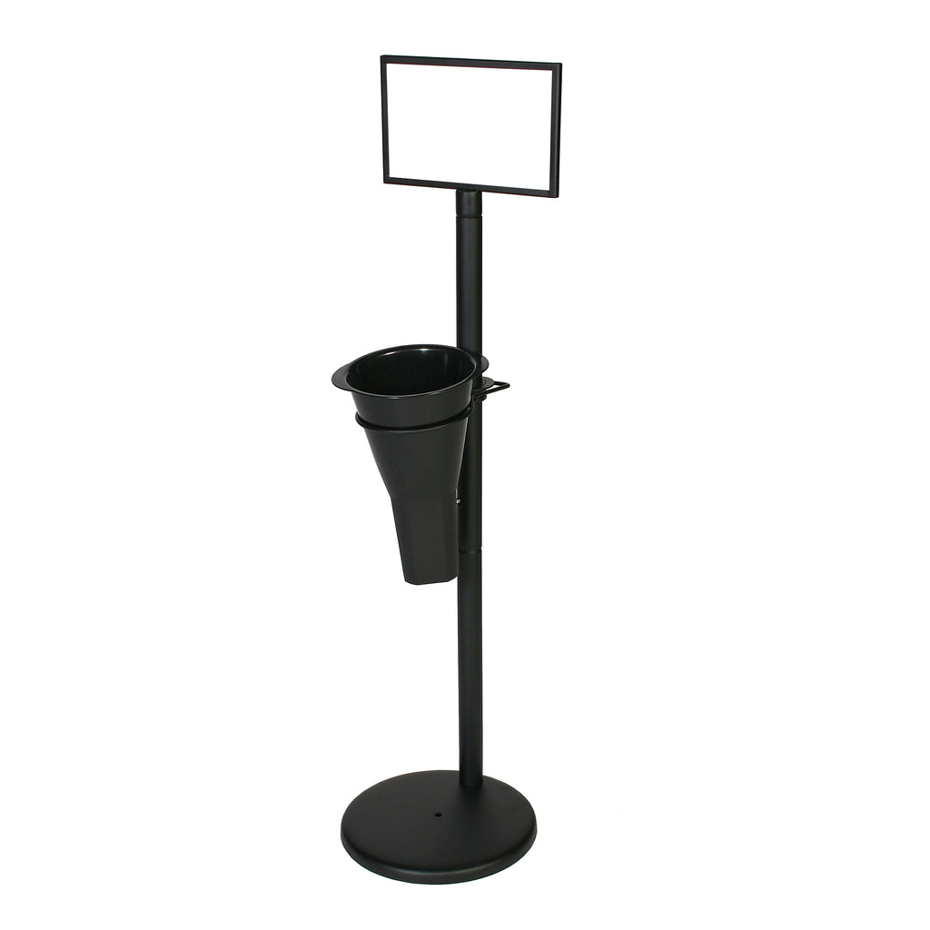 Floral Stand with 1 Plastic Vase and Sign Frame