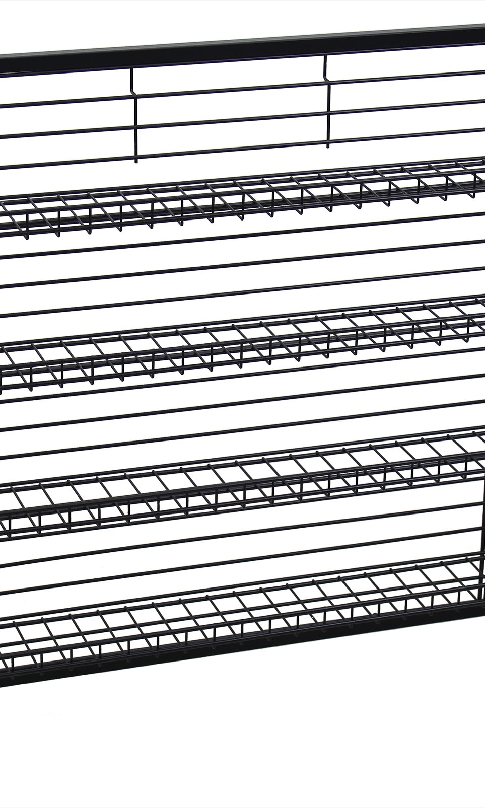 4-Shelf Undercounter Wire Display - Shallow