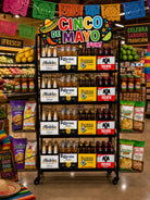 5-Shelf Adjustable End Cap EC3652 is a multi-use end cap display with adjustable shelves