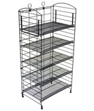 5-Shelf Fold-Up Display(Matte Black)