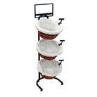3-Tier Floor Display with 3 Baskets (Cloth)