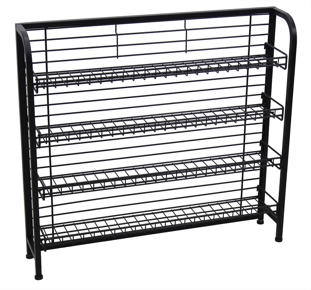 4-Shelf Undercounter Wire Display - Shallow